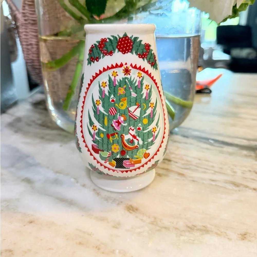 Vintage 1983 Portmeirion Spirit Of Christmas Vase By Susan Williams-Ellis